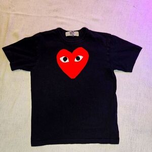 COMME DES GARCONS PLAY t-shirt black / Size M